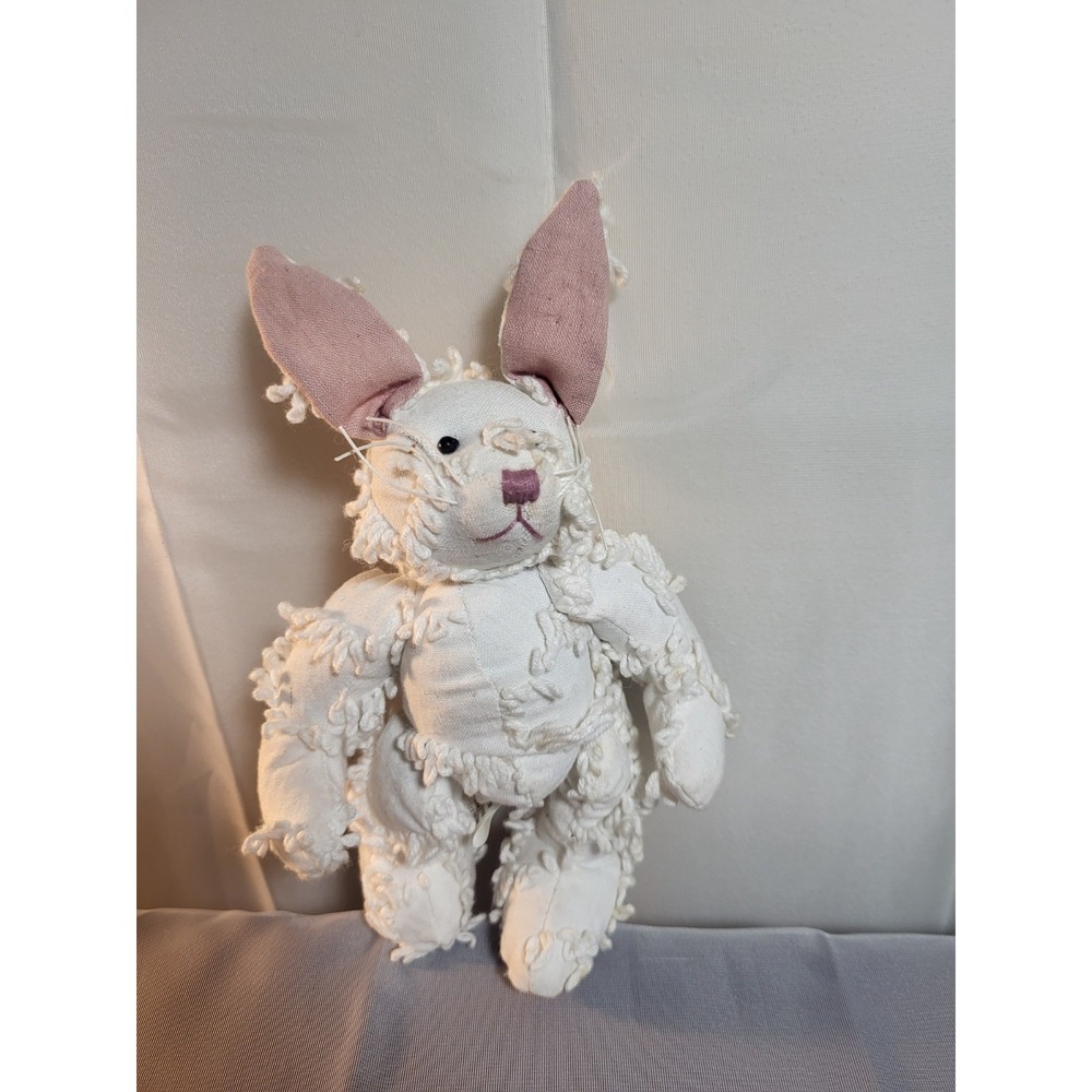 Vintage From Grandma's Heart Chenille Bunny Rabbit Plush Toy "NicoleVintage From